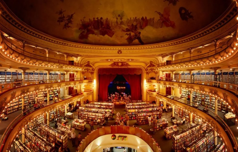 El interior de la librería El Ateneo Grand Splendid