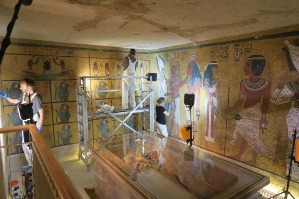 Terminan de restaurar la tumba de Tutankamon tras 10 años de trabajos