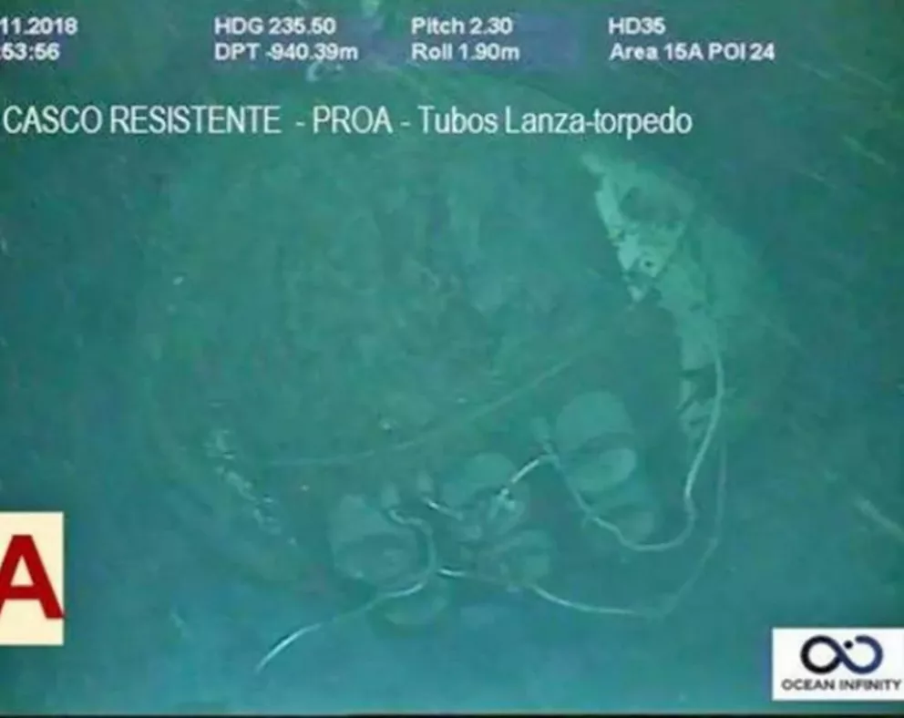 ARA San Juan: crearon una imagen en 3D del sitio donde está el submarino