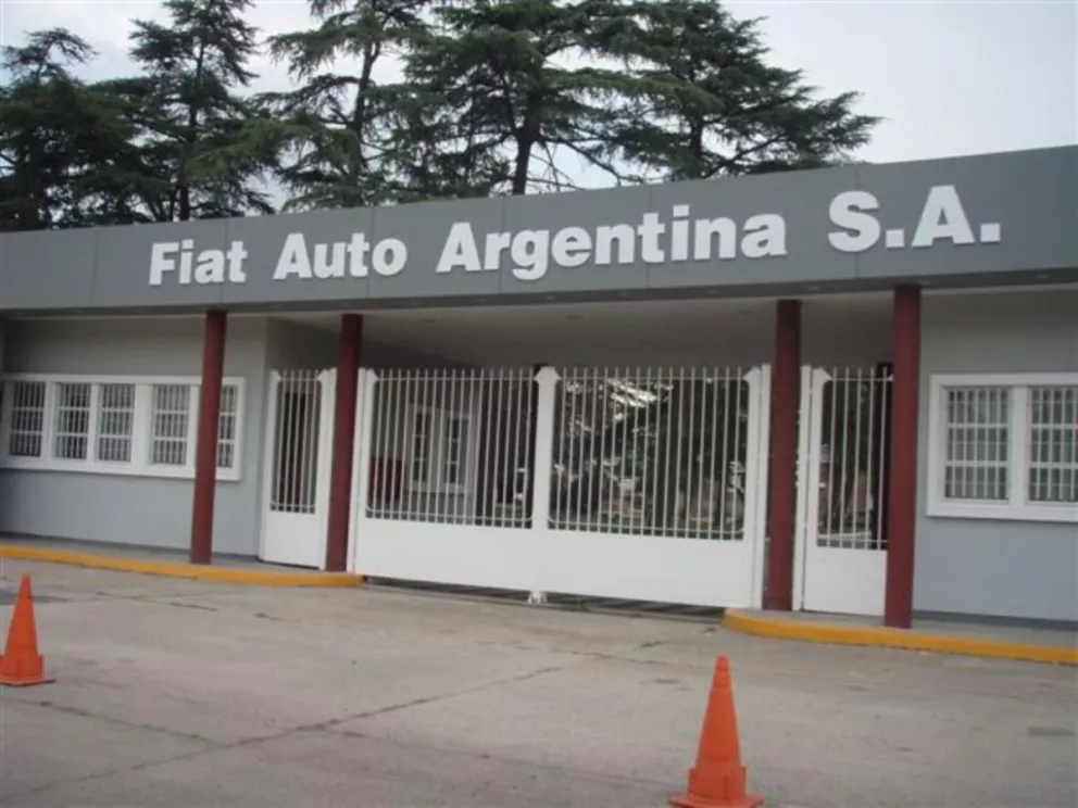 Entrada de la fábrica de Fiat en Córdoba