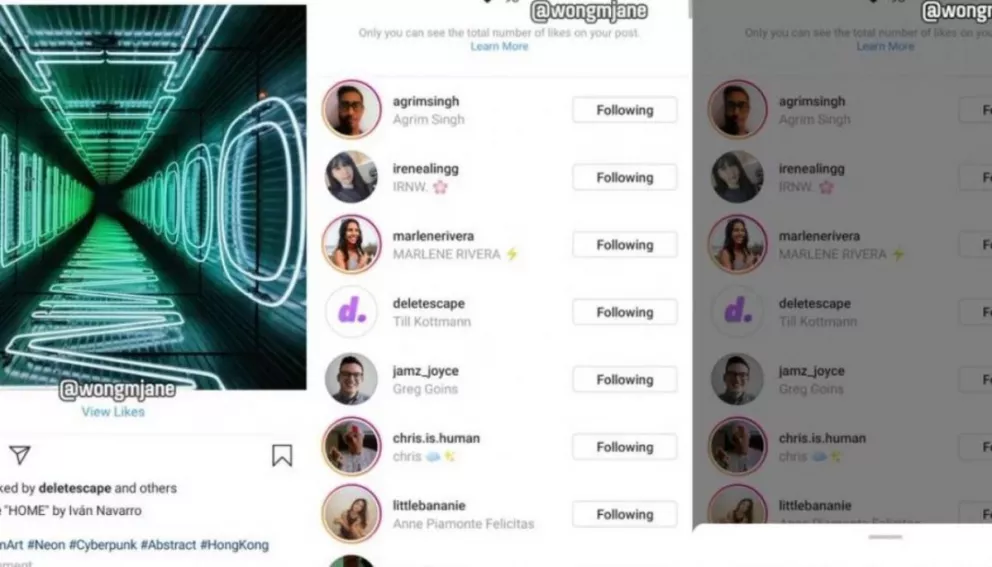 Instagram podría eliminar el contador de likes en las publicaciones