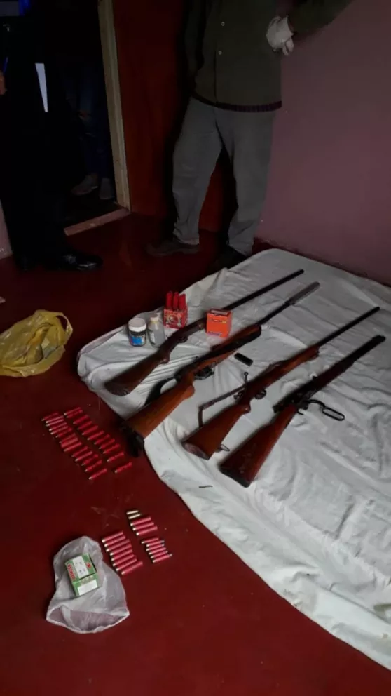 Secuestraron un arsenal y plantines de marihuana en Los Helechos: hay una detenida