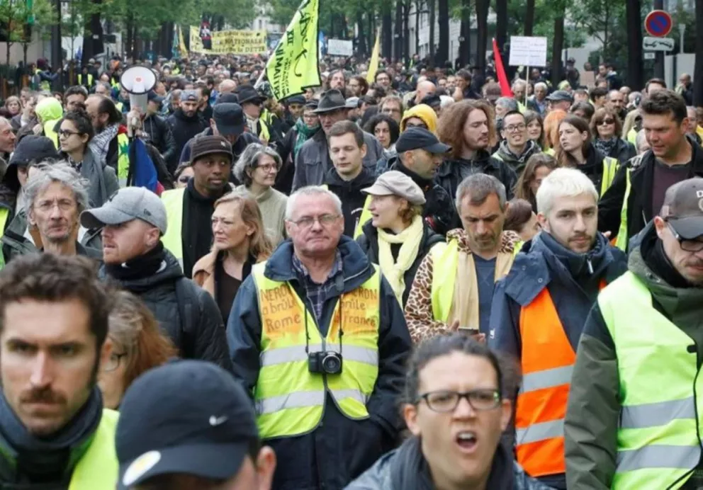 Los "chalecos amarillos", en una nueva ronda de protestas en Francia
