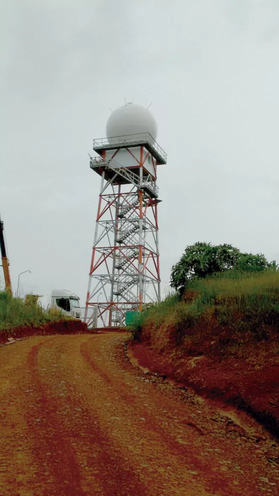 El equipo está instalado en la Estación Meteorológica de Irigoyen.