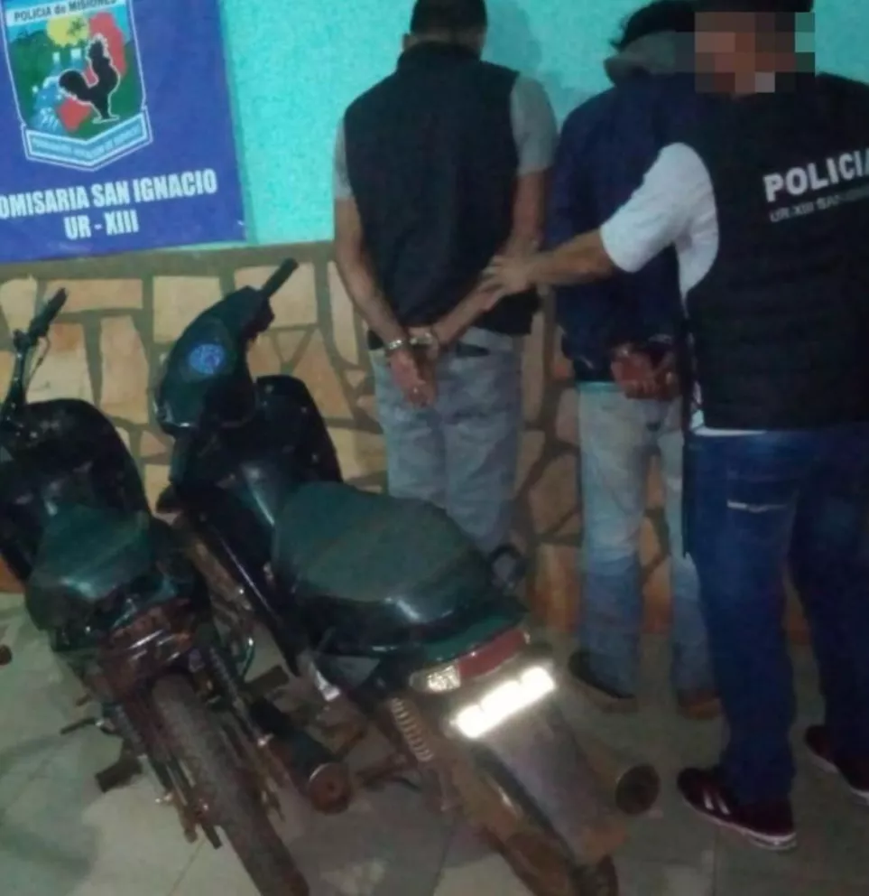 San Ignacio: La Policía detuvo dos hombres y recuperó objetos robados