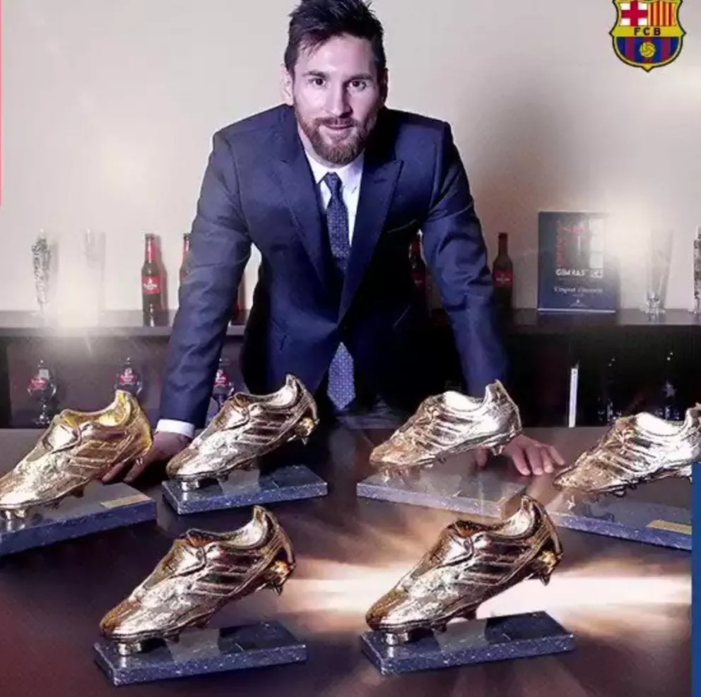 Messi ganó su sexta Bota de Oro