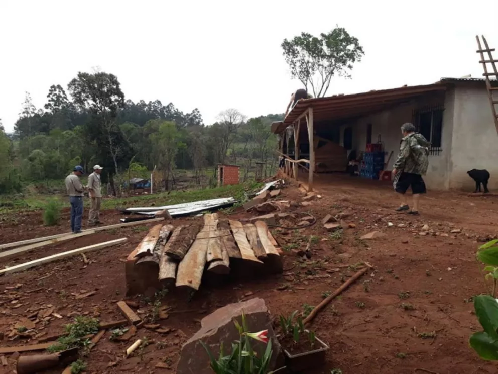 Incendio puso en peligro a 47 familias de una aldea mbya en Puerto Iguazú