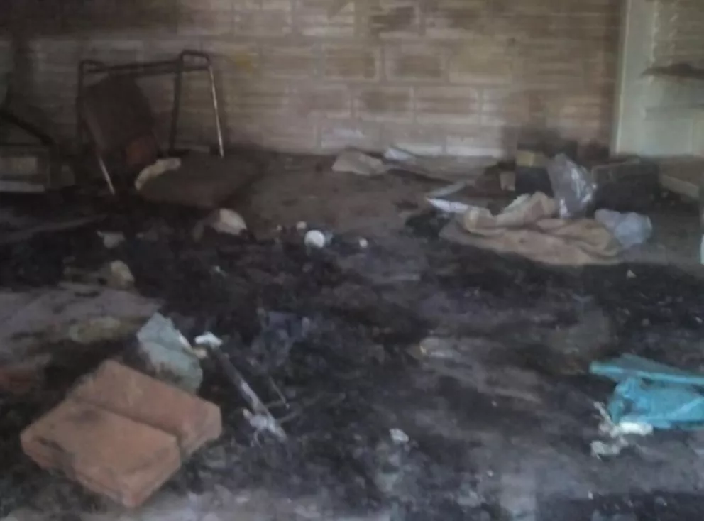 Iguazú: Incendio consumió la vivienda del agresor de los niños macheteados