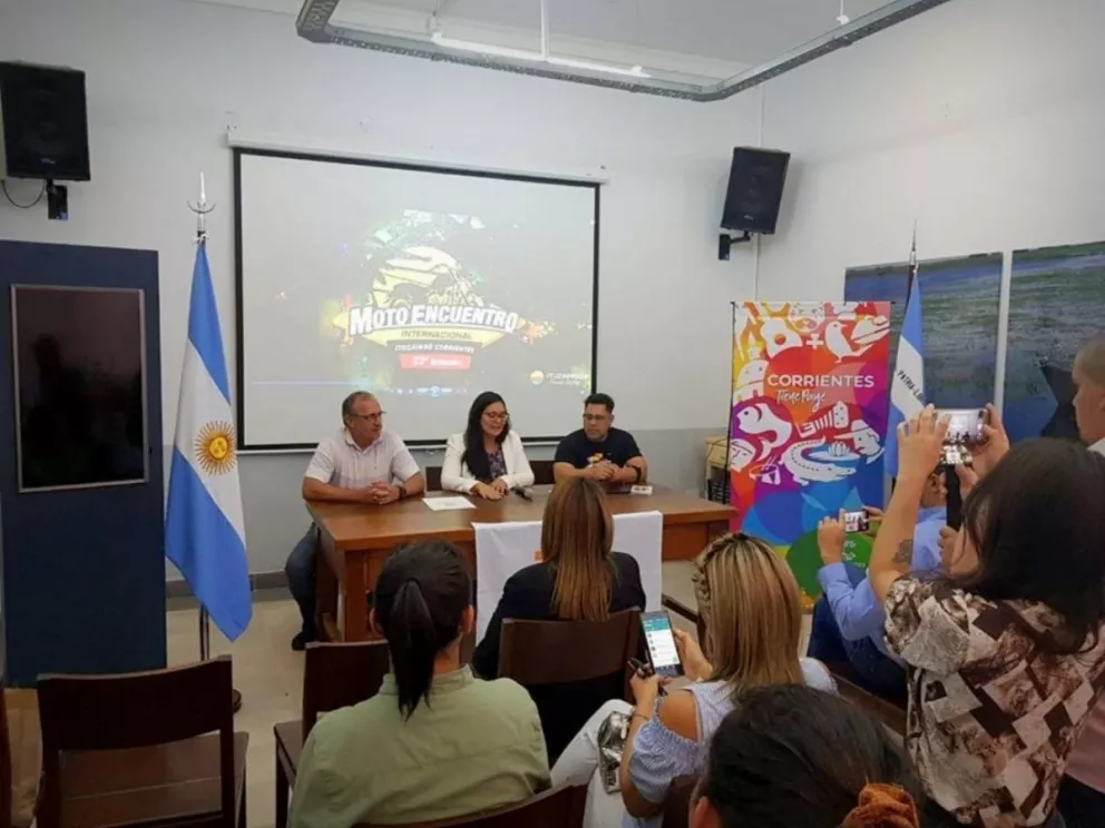 Presentaron en Corrientes la edición 23° Moto Encuentro Internacional de Ituzaingó