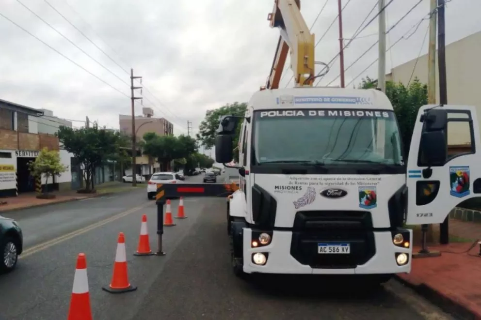 Posadas: amplian el sistema de videovigilancia en el barrio El Palomar