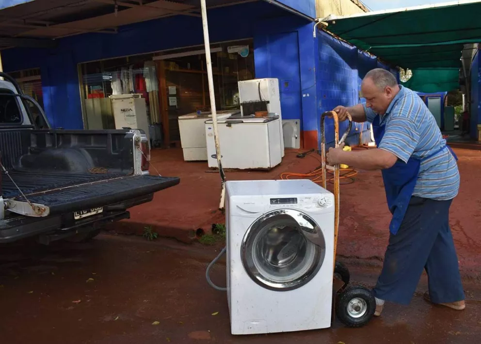 Ángel Goldak, de San Pedro, aconseja mantener el service de los productos al día para evitar roturas.