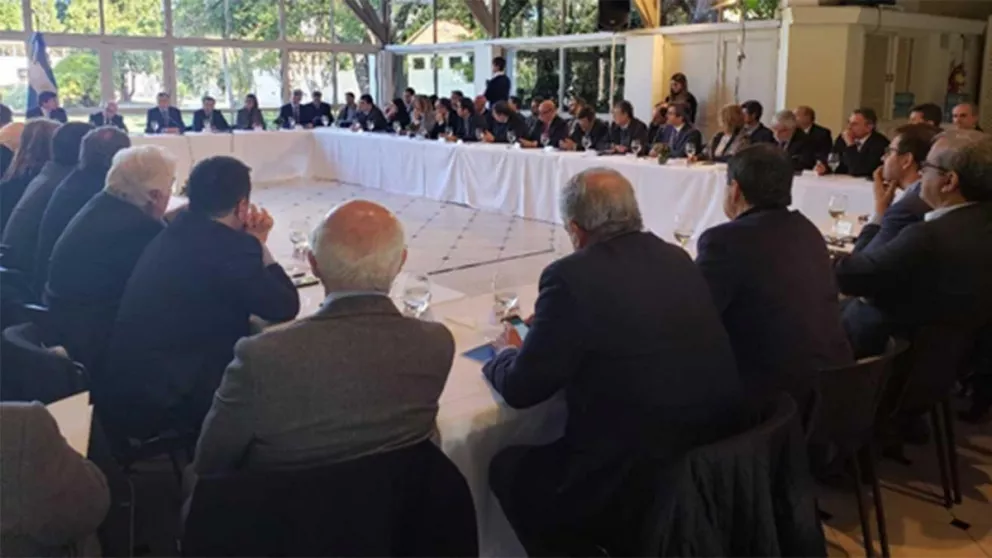 Los empresarios se reunieron en la Quinta de Olivos con el presidente Mauricio Macri y otros funcionario nacionales.