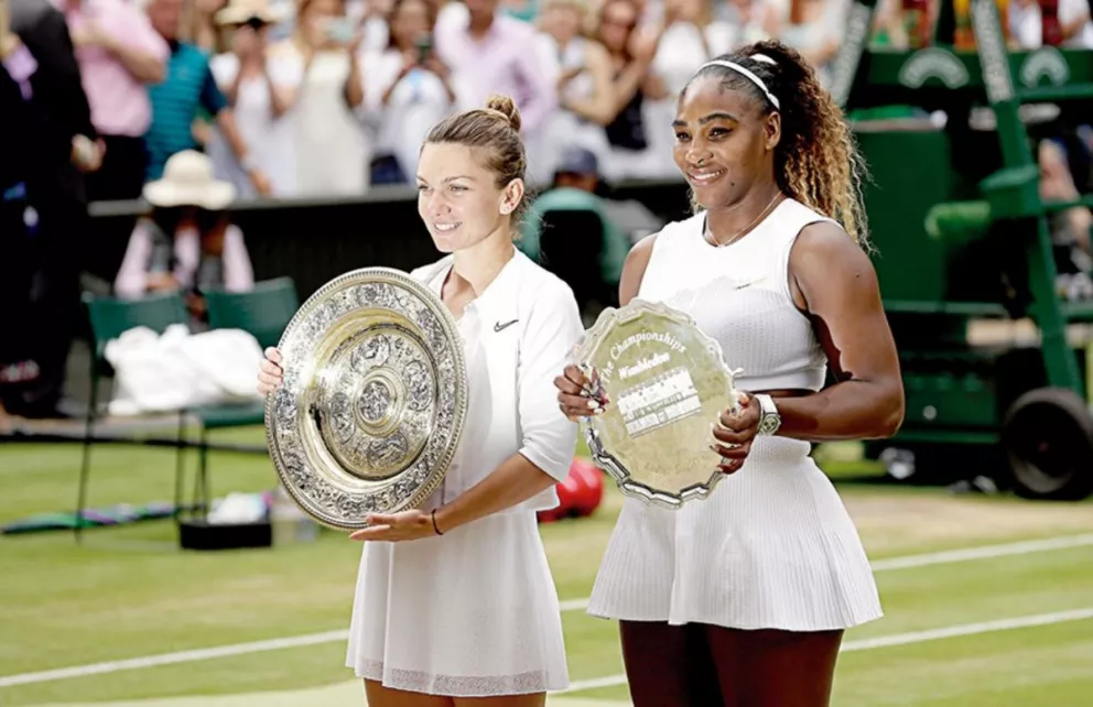 Halep impidió el récord de Serena
