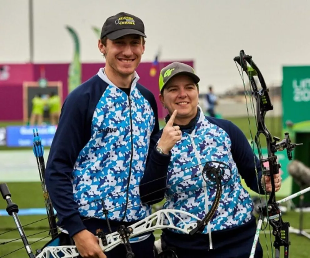 Juegos Panamericanos: medalla dorada en equipo mixto de tiro con arco