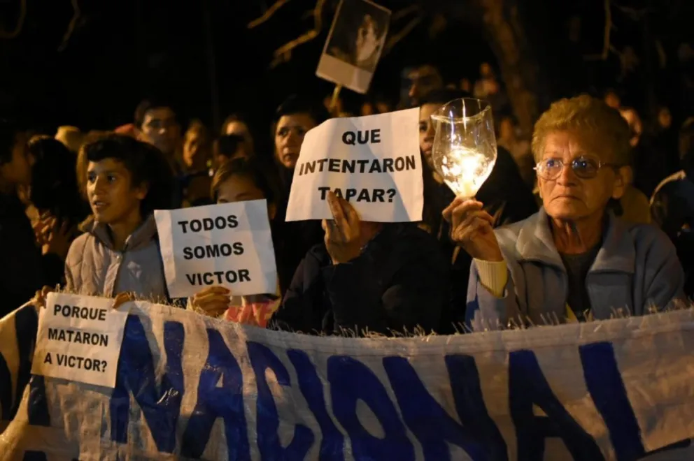 Vecinos de Santa Ana volvieron a marchar para pedir justicia por Víctor