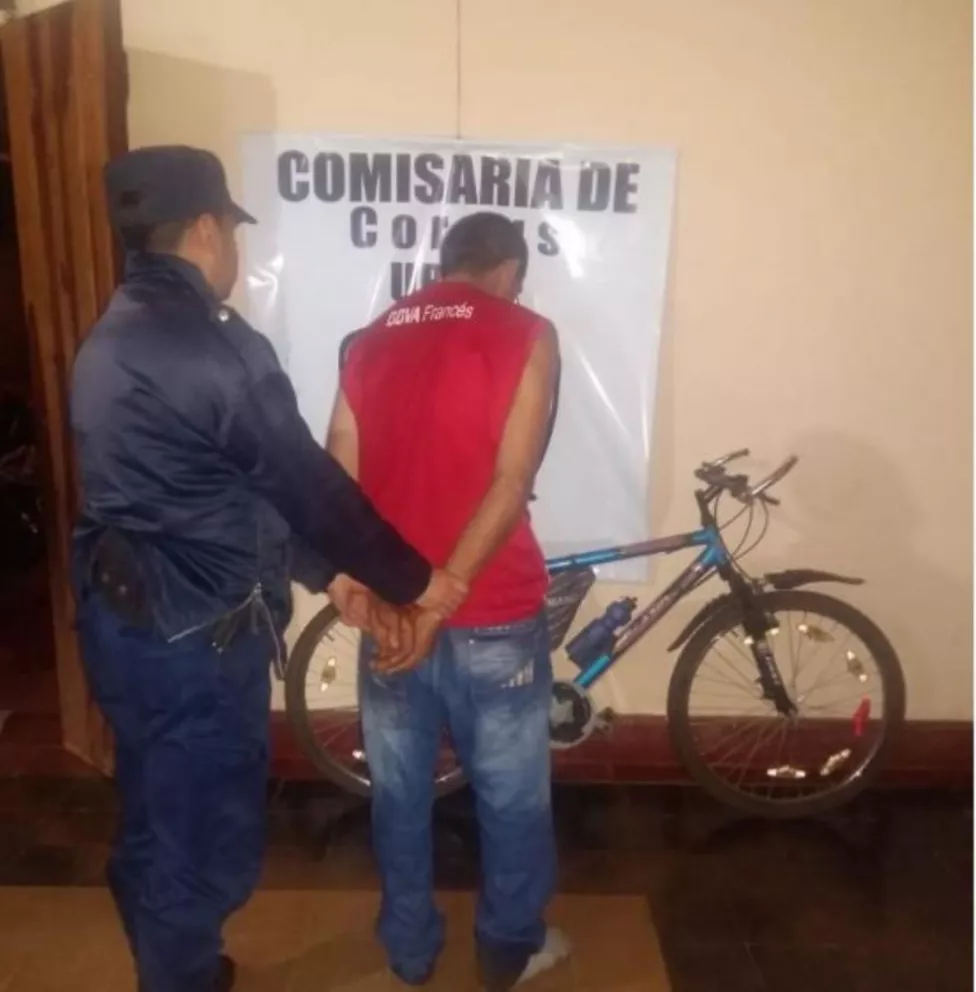 Corpus: resguardan a ciclista alcoholizado que circulaba en plena ruta 