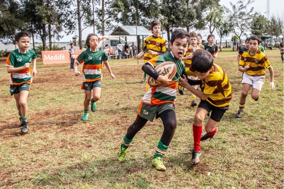 El club Lomas albergó un nuevo Encuentro de Rugby Infantil