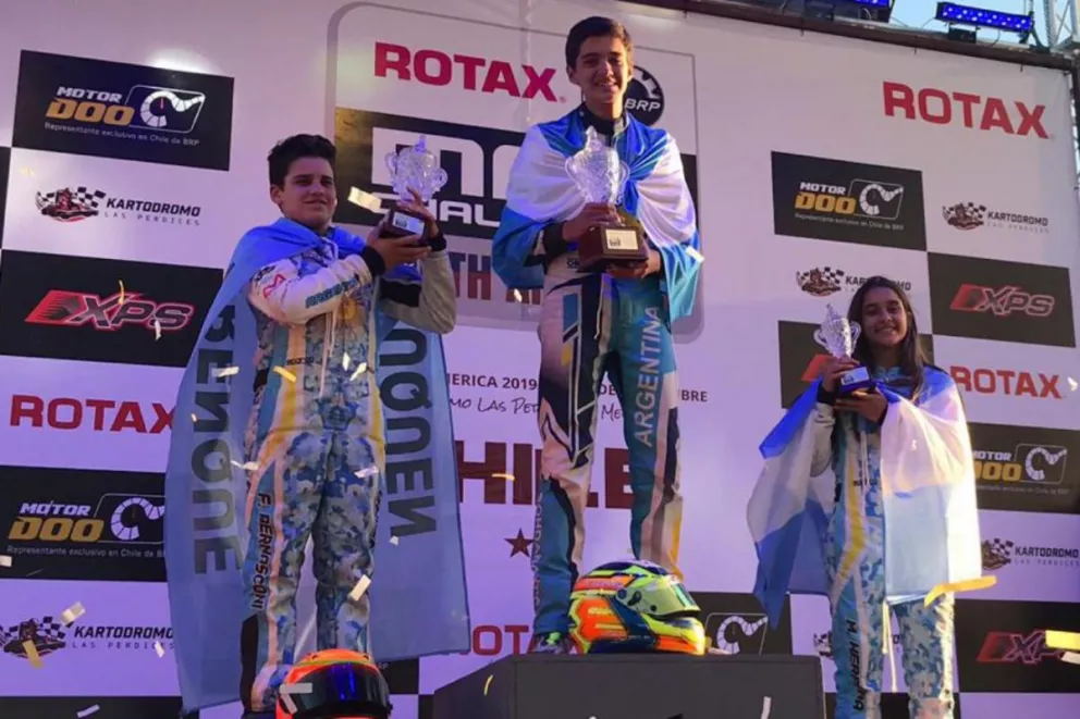 Mairu Herrera Ahuad hizo podio en el Sudamericano de Karting en Chile