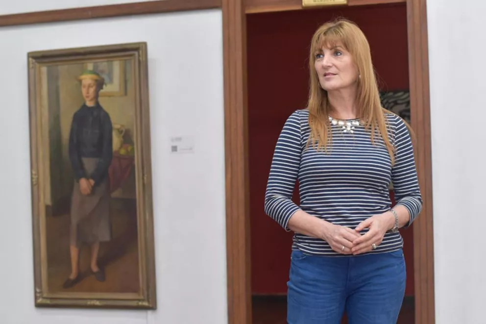Zulma Pittau anunció que en los próximos meses se expondrán otras obras de la pinacoteca.