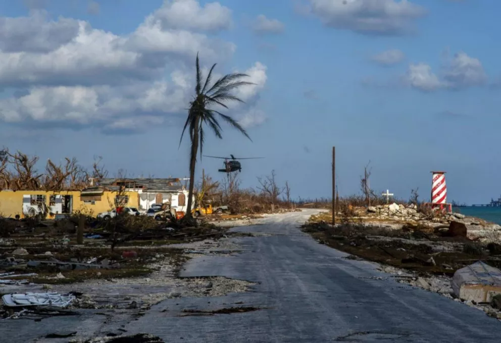 Los trabajos de remosión de escombros y búsqueda de víctimas siguen en las Bahamas