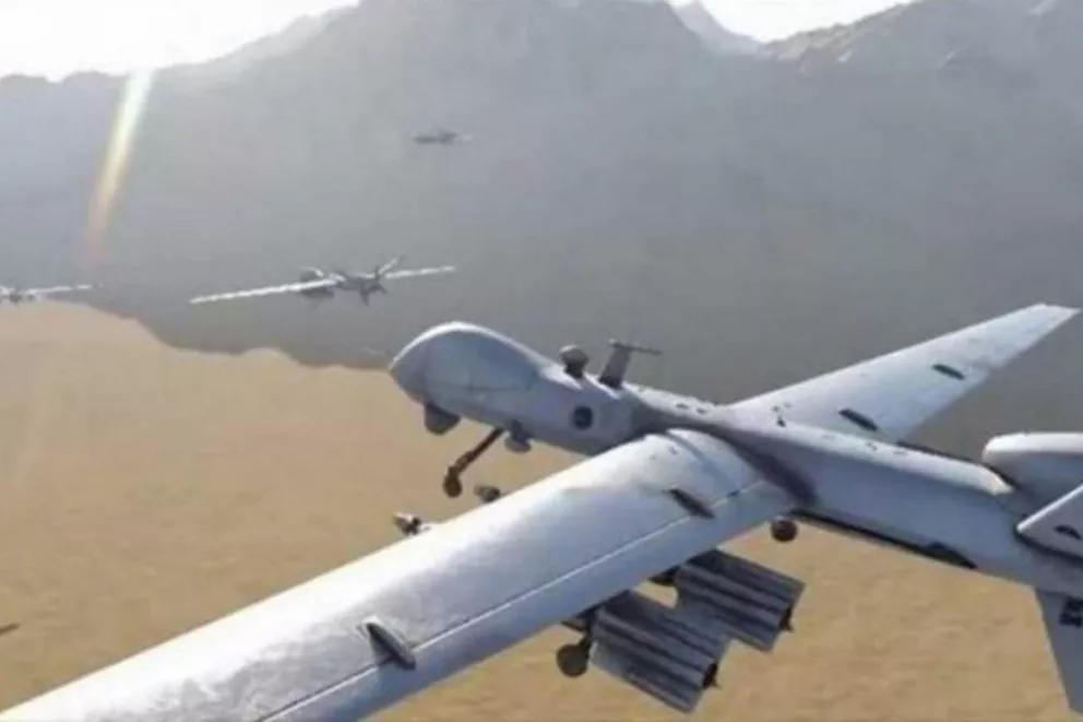 Drones con misiles pueden volar cientos de kilómetros hasta su objetivo.