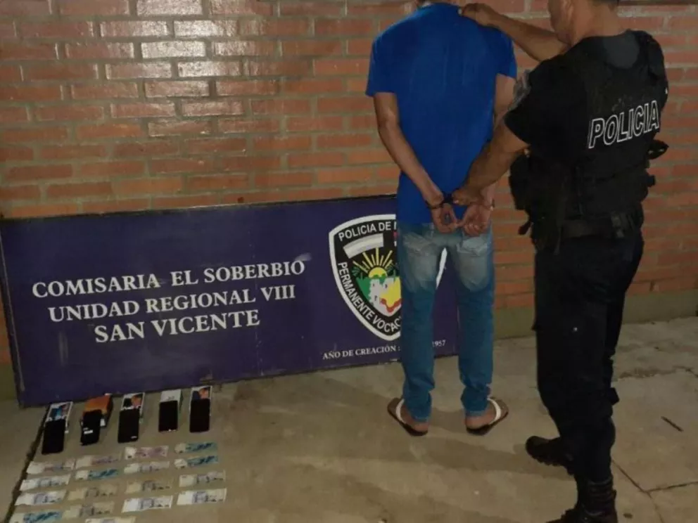 El Soberbio: detienen a un hombre acusado de robar en una agencia de quinielas