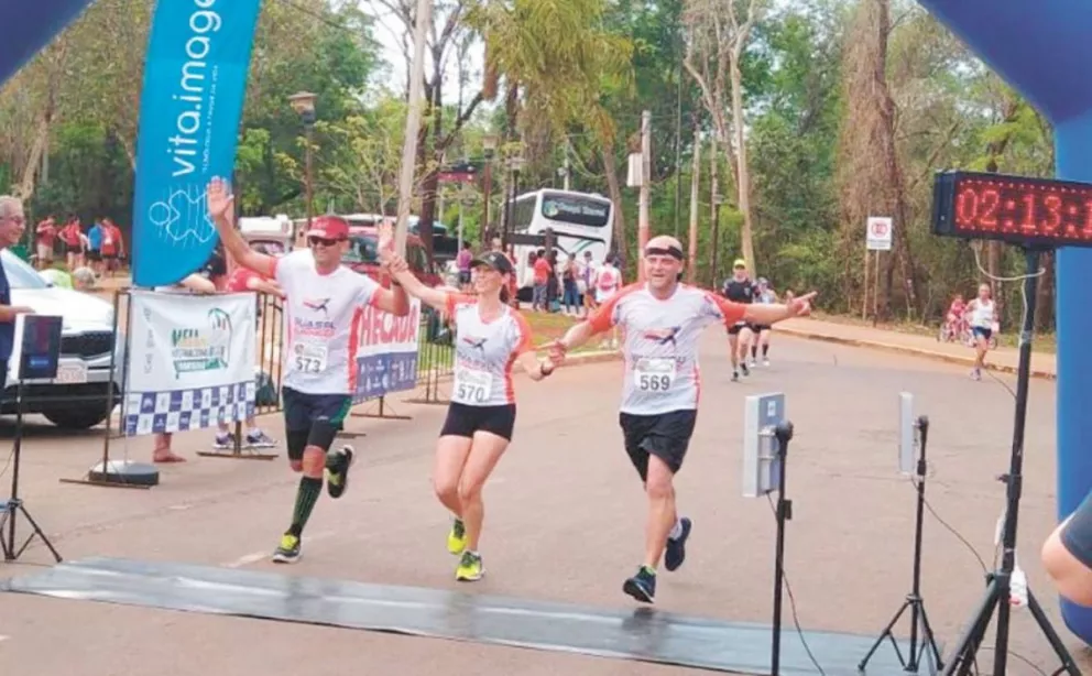 Doblete paraguayo en la media maratón tres Fronteras