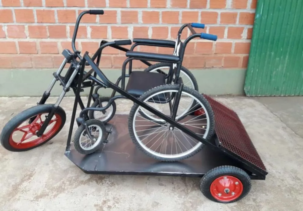 Irigoyen: Alumnos crearon un prototipo de silla de ruedas
