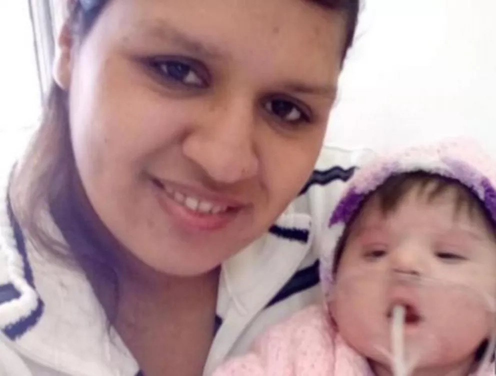 Falleció Sandra, la beba electrodependiente santotomeña