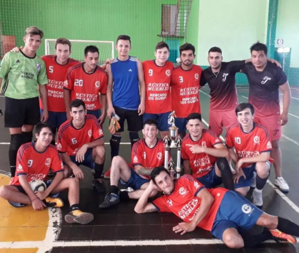 Sampedrinos campeones en triangular de Futsal en Irigoyen