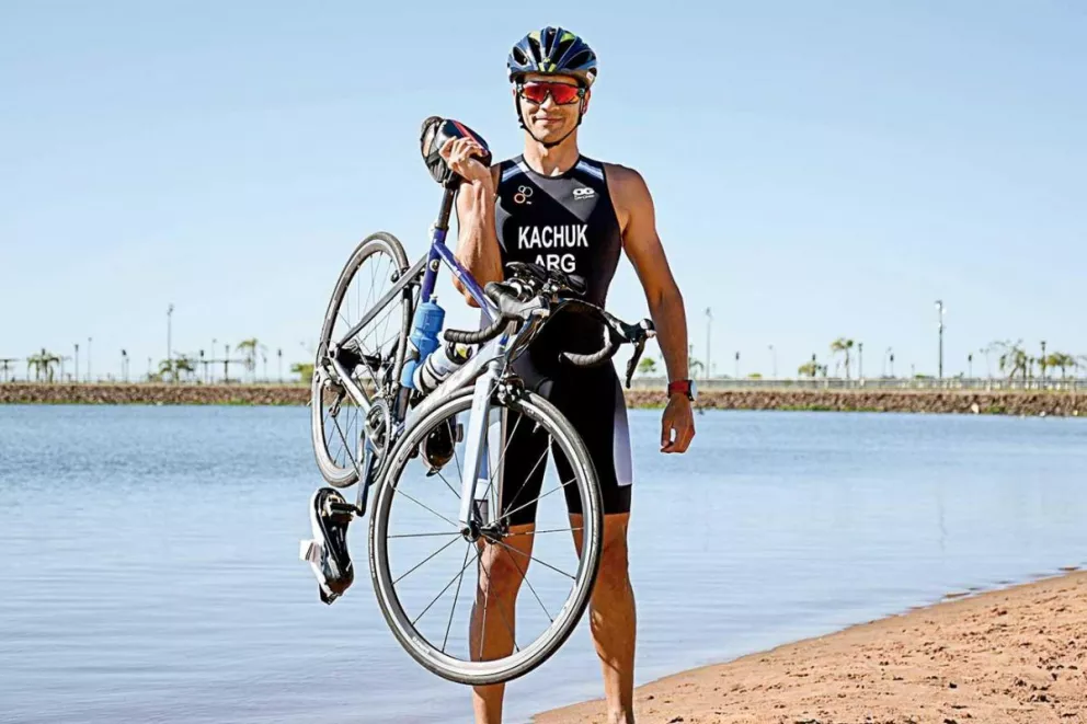 Demian Kachuk hizo un click. Pasó de 	tener una vida poco saludable a competir en triatlones e ironmans.
