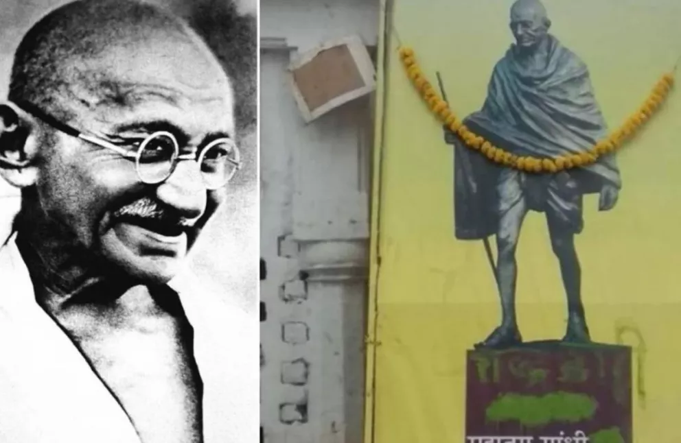 Robaron las cenizas de Gandhi en el 150° aniversario de su nacimiento