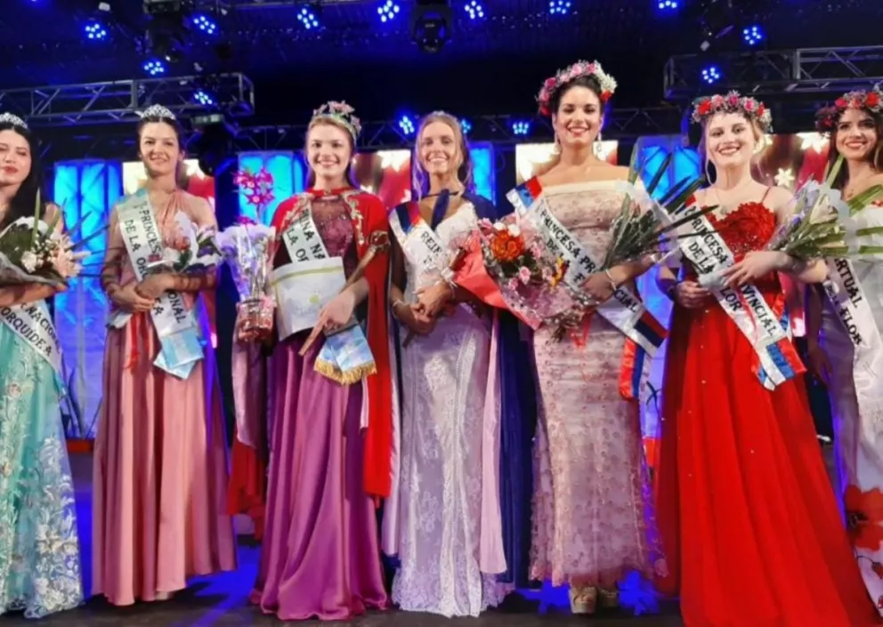 La edición 36° Fiesta Provincial de la Flor y 29° de la Orquídea ya tienen nuevas soberanas