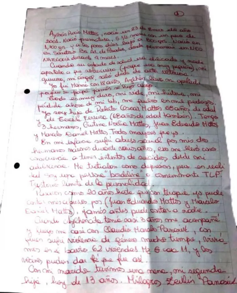Conmovedora carta abierta de la mujer acusada por la muerte de su hija