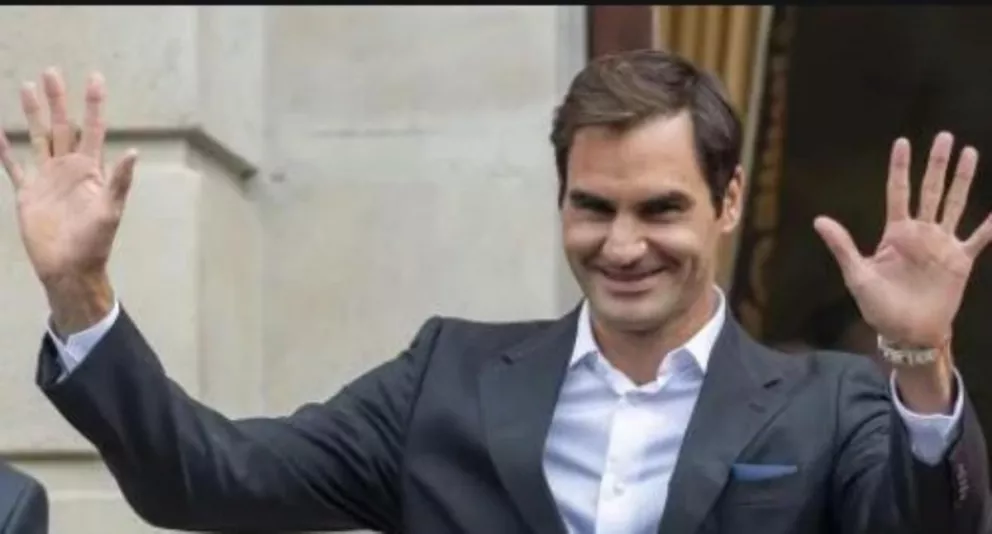 Roger Federer llegó a la Argentina y fue recibido por fanáticos