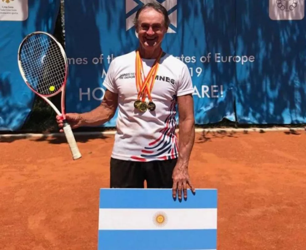 Horacio Melo coronó un gran año  en el top 100 de Seniors de la ITF