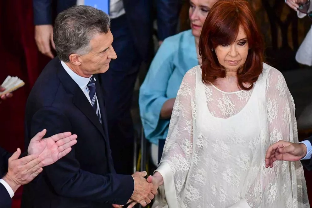 Macri y Cristina no ocultaron su mala relación y apenas se saludaron.