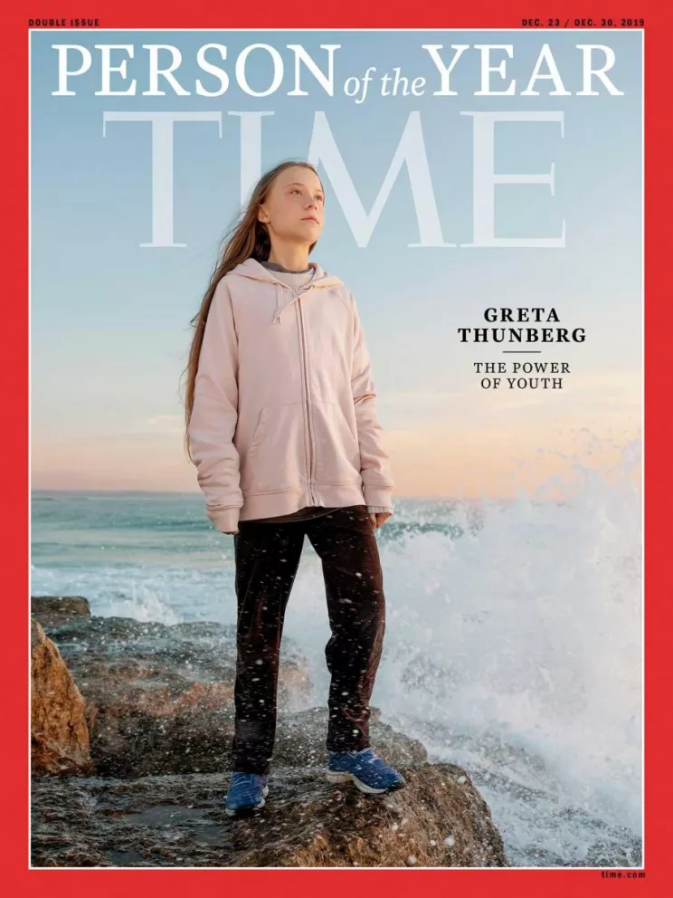 Greta Thunberg, elegida como la personalidad del año