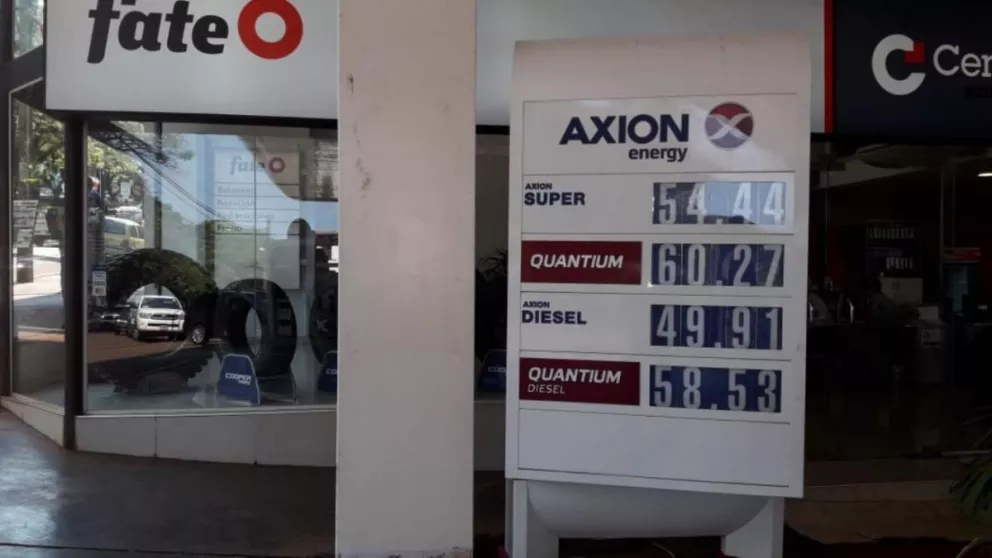 Las estaciones de servicio Axion también modificarán sus precios