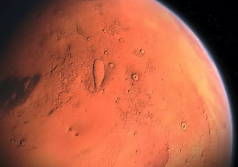Hielo en Marte: la NASA lo encontró a pocos centímetros de la superficie