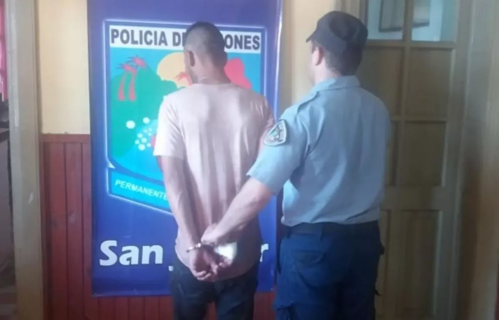 San Javier: atacó a machetazos a su familia y terminó preso