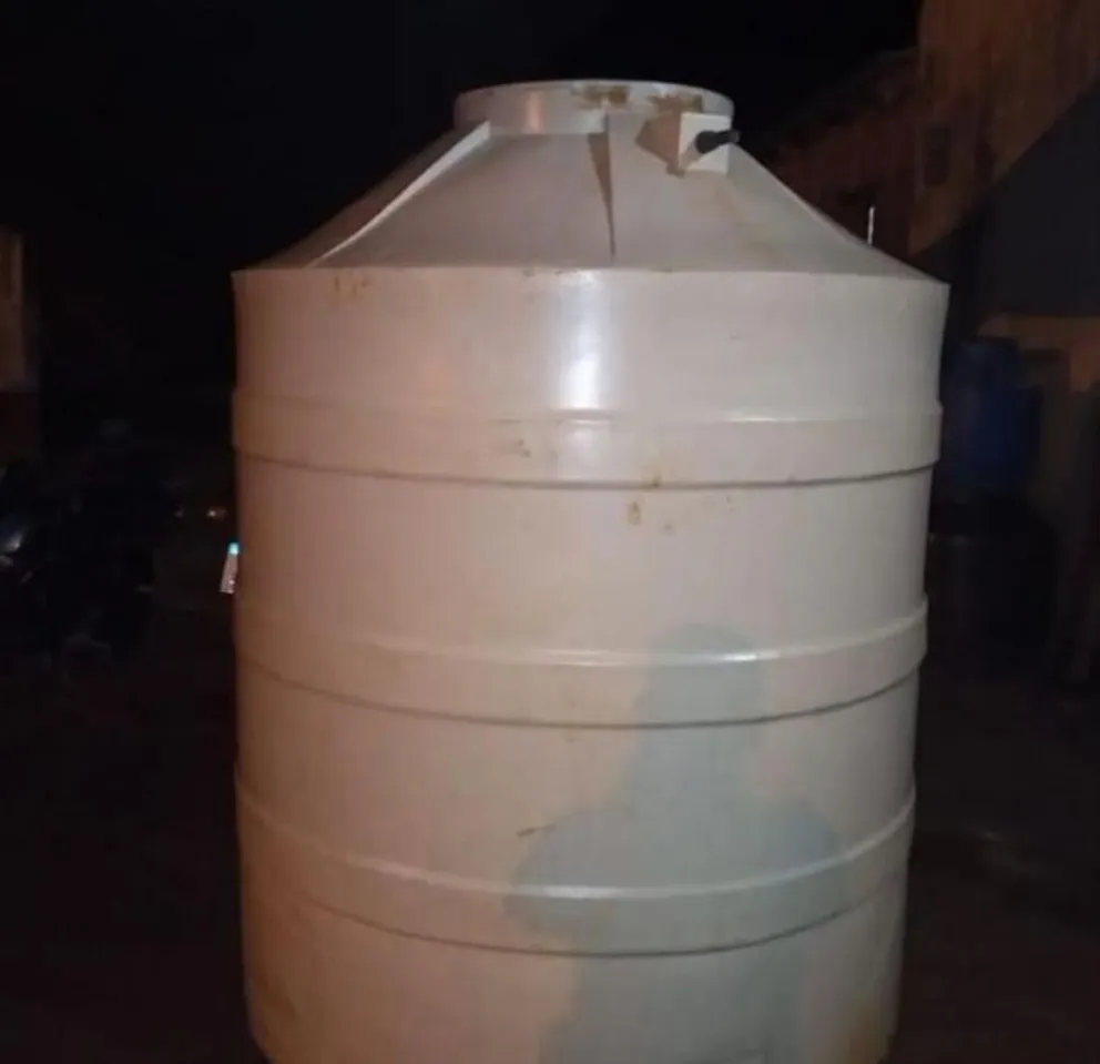 Santa Ana: robaron un tanque de agua y lo vendieron por Facebook