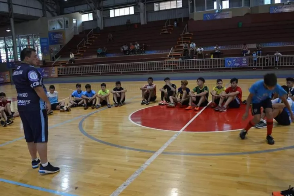 Montecarlo: comenzó el Campus de Futsal Infanto Juvenil