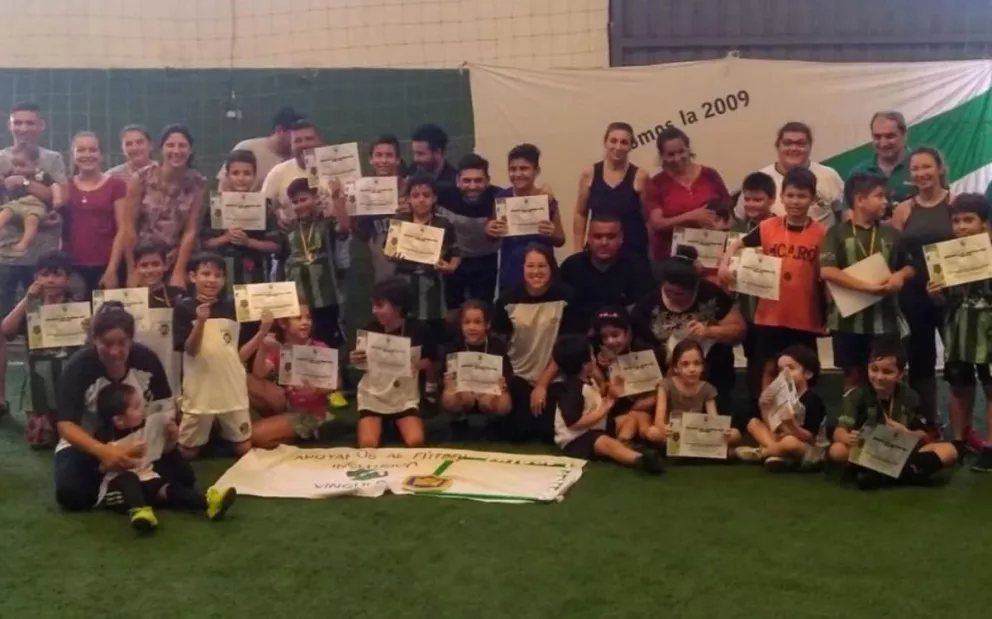 Los Indiecitos participaron de un torneo de fútbol inclusivo