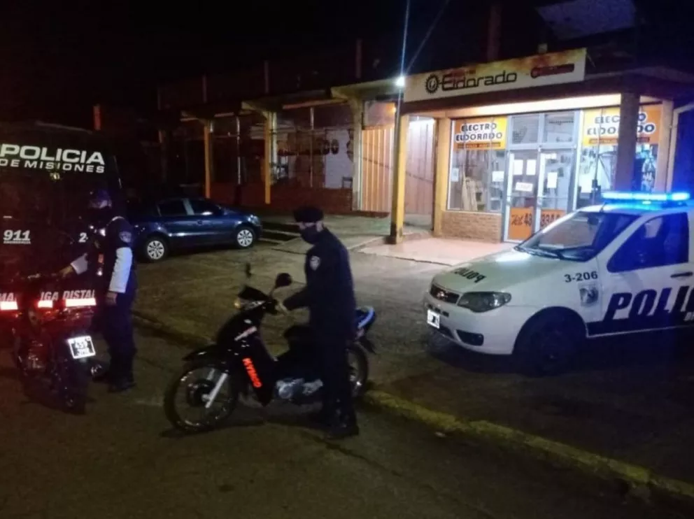 Incumplimientos y detenidos en operativos nocturnos en Eldorado 