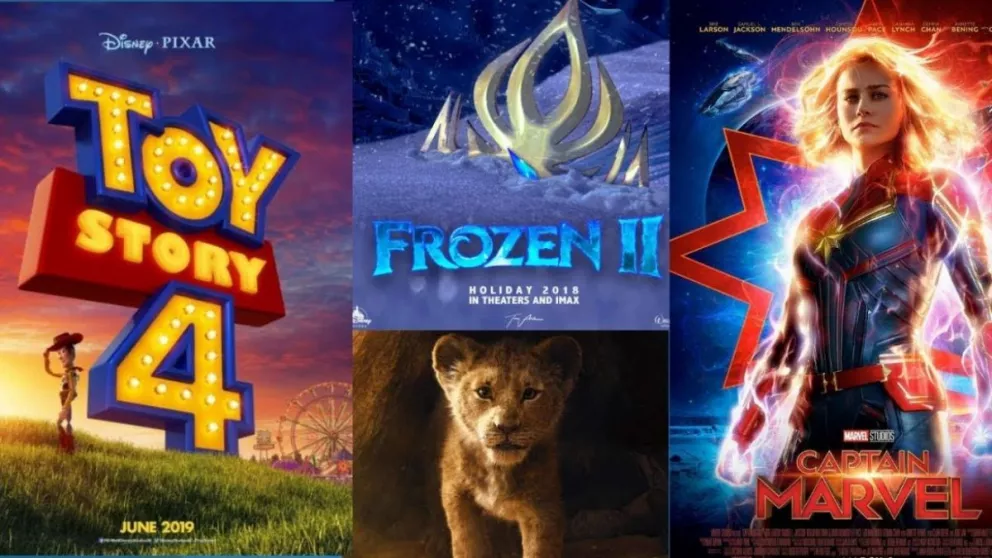 Disney tuvo siete de las diez películas más taquilleras en 2019