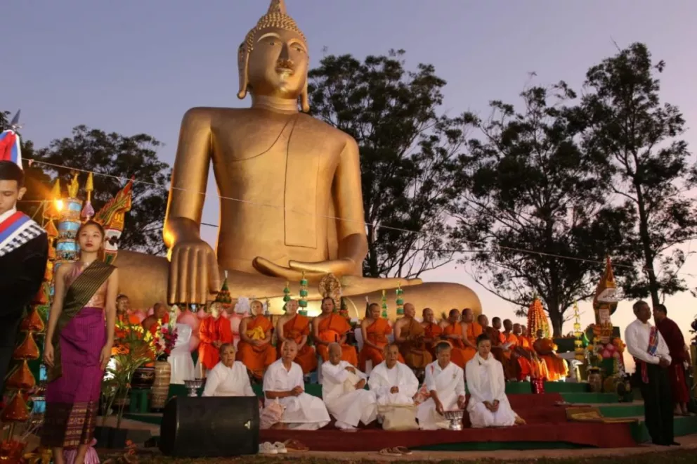 El Buda más grande de Sudamérica está emplazado en la zona sur oeste de Posadas