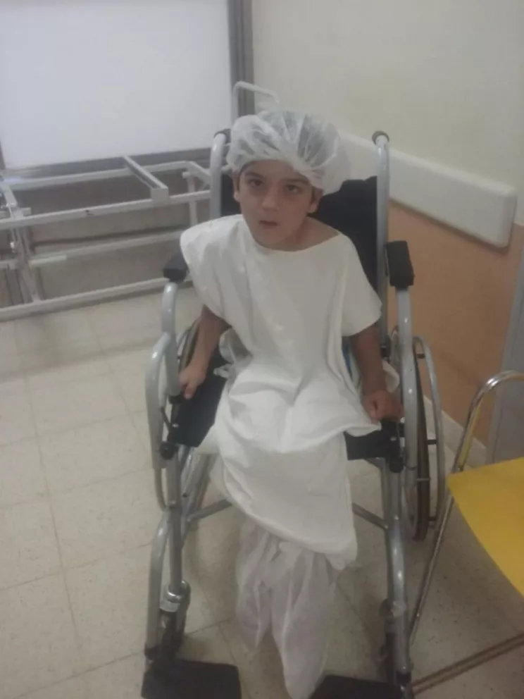 Cristian, el niño discapacitado de Tobuna fue intervenido quirúrgicamente