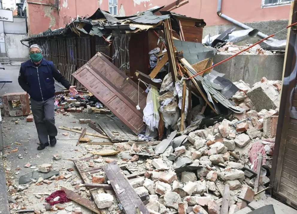 Croacia sufrió el peor terremoto de los último 140 años y los destrozos en Zagreb son cuantiosos