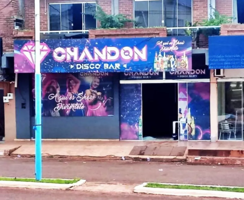 Chandon, el boliche de la localidad de San Antonio, fue el lugar donde se produjo el tiroteo.